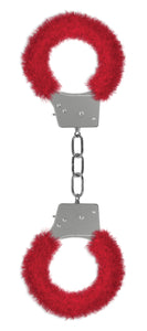 Beginner's Furry Handcuffs - Red OU-OU002RED