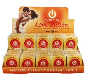 Love Button Arousal Balm - 30 Piece P.O.P. Display EB-HLB102D