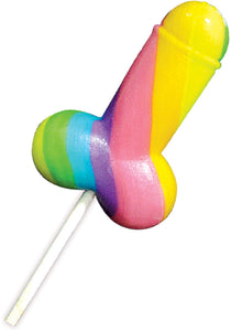 Display Rainbow Cock-Pop 12 Pieces HTP2161-D