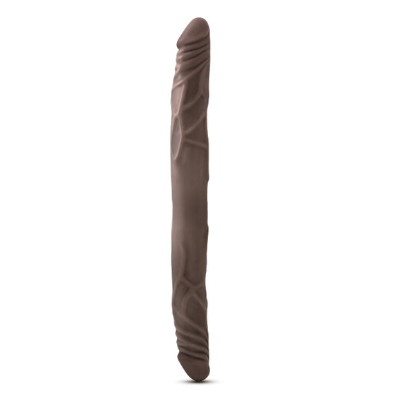 Dr. Skin - 14 Inch Double Dildo - Chocolate BL-29796