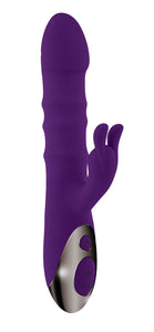 Playboy Pleasure - Hop to It - Rabbit Vibrator - Dark Purple PB-RS-2345-2