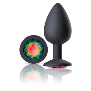 Cloud 9 Novelties Gems Jeweled Silicone Anal Plug  - Large WTC305