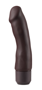 Dr. Skin Silicone  Dr. Steve - 7 Inch Vibrating  Dildo - Brown BL-63926