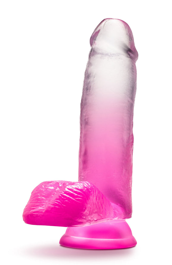 B Yours - Sugar Magnolia - 7 Inch Dildo - Fuchsia BL-38500