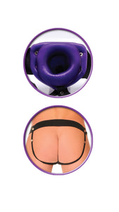 Fetish Fantasy Series for Him or Her Hollow Strap-on - Purple PD3366-12