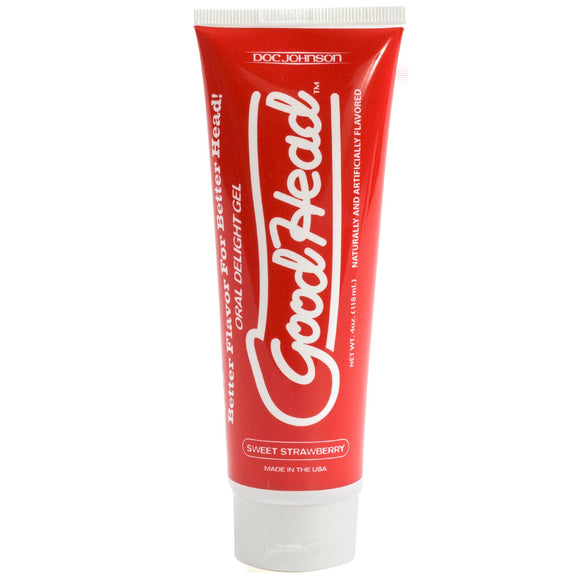 Good Head Oral Delight Gel 4 Oz - Sweet Strawberry DJ1360-03