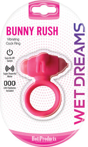 Wet Dreams - Bunny Buster Cock Ring With Turbo Bunny Motor - Pink HTP3268