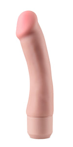 Dr. Skin Silicone  Dr. Steve - 7 Inch Vibrating Dildo - Beige BL-63923