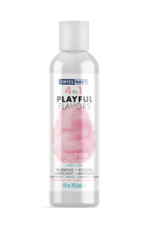 Swiss Navy 4-in-1 Playful Flavors - Cotton Candy 1 Oz MD-SN4N1FCC1