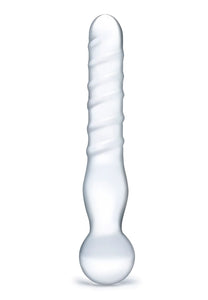 Joystick Clear Glass Dildo GLAS-82