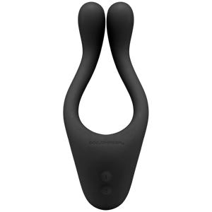 Tryst Multi Erogenous Zone Silicone Massager - Black DJ0990-05-BX