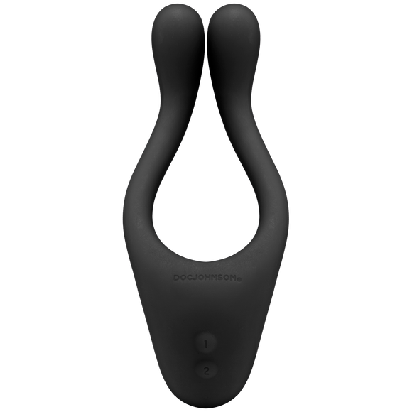 Tryst Multi Erogenous Zone Silicone Massager - Black DJ0990-05-BX