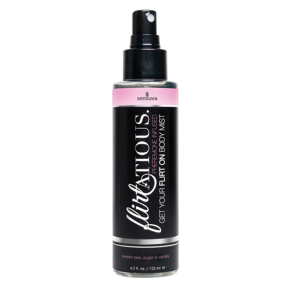 Flirtatious Pheromone Infused Body Mist - Vanilla, Sugar, & Sweet Pea - 4.2 fl.oz / 125 ml SEN-VL544