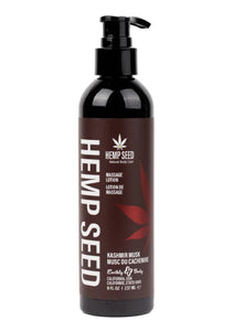 Hemp Seed Massage Lotion - Kashmir Musk 8 Oz EB-ML013