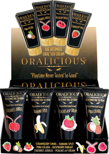 Oralicious - 24 Piece P.O.P. Display - 2 Fl. Oz. Tubes - Assorted Flavors HTP2160-D