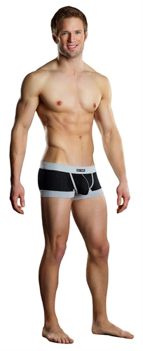 Sport Short Athletic Mesh - Extra Large Black and Grey MP-142202BRXL