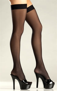 Sheer Stockings - One  Size - Black BW-562B