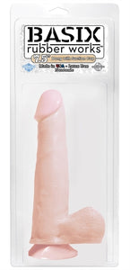 Basix 7.5 Inch Dong With Suction Cup - Flesh PD4228-21