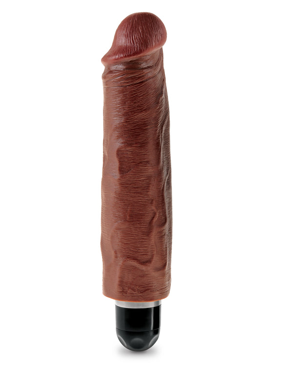 King Cock 7 Vibrating Stiffy - Brown PD5522-29