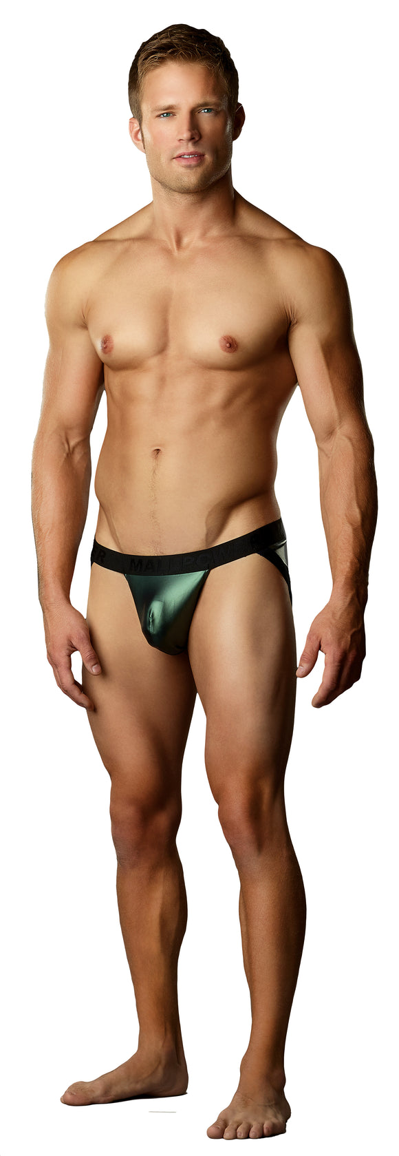 Matte Metallic Jock - S/m - Green MP-395212GNSM