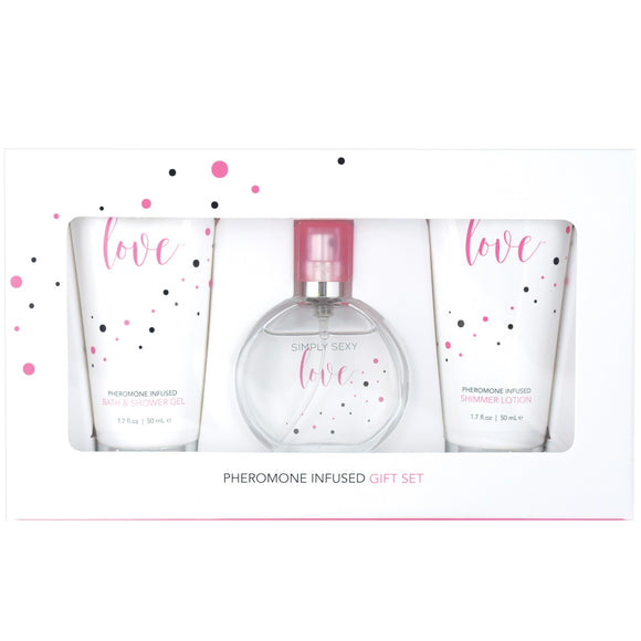 Simply Sexy Love Pheromone Infused Perfume Gift Set - 4 Pcs. CE2500-50