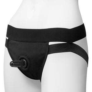 Vac- U- Lock Panty Harness With Plug - Dual Strap -  S/ M DJ1091-05-BX