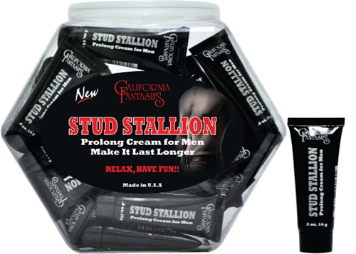 Stud Stallion - Prolong Cream for Men - 36 Piece Fishbowl - 0.5 Oz. Tubes CF-STU-10D