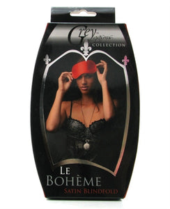 Le Boheme Satin Blindfold - Red GG-AC977R