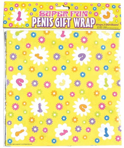 Super Fun Penis Gift Wrap - 2 Sheets CP-360