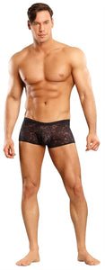 Stretch Lace Mini Short - Medium - Black MP-145162BKMD