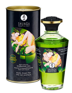 Aphrodisiac Warming Oil - Exotic Green Tea SHU2311