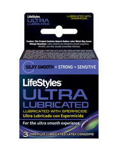 Lifestyles Ultra Lubricated With Spermicide -  Pack PM1803