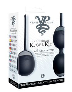 Velvet Plush the Ultimate Kegel Kit - Black ICB1078-2