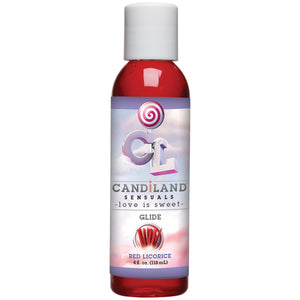 Candiland Sensuals Glide - Red Licorice - 4 Fl. Oz. (118 ml) DJ4200-01