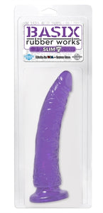 Basix Slim 7 Inch Dong - Purple PD4223-12