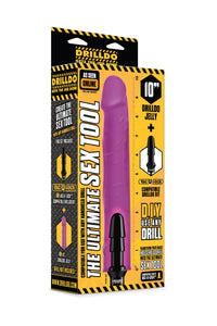 10 Drilldo Jelly & Drilldo Bit Set - Purple DD-004-PUR