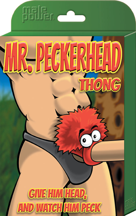 Mr. Peckhead Thong - One Size - Black MP-PAK726BKOS