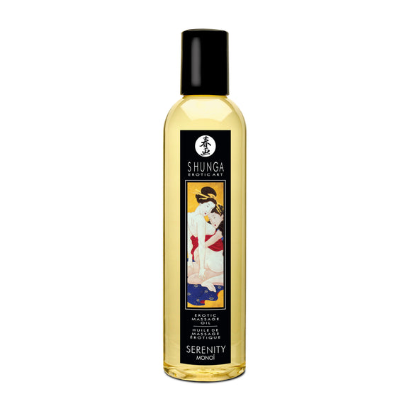 Erotic Massage Oil - Serenity - Monoi - 8.4 Fl.  Oz. SHU1013