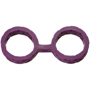 Japanese Bondage - Silicone Cuffs - Large -  Purple DJ2102-05-BX