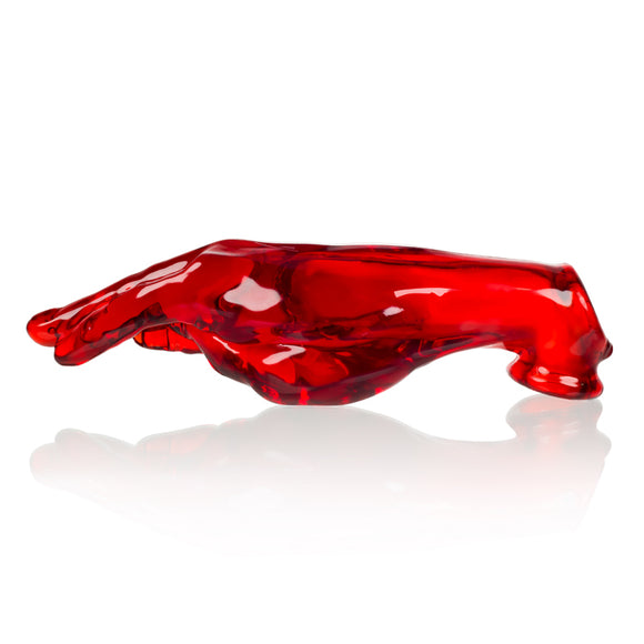 Hand-Job Cocksheath - Clear Red OX-3000-RBY