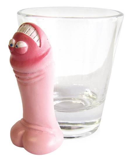 Vertical Pecker Shooter Glasses - Each OZ-SHOT-E-05