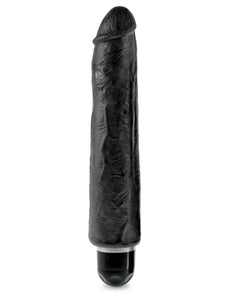 King Cock 10 Vibrating Stiffy Black PD5525-23