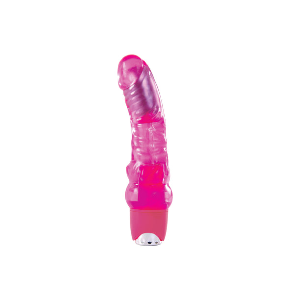 Jelly Rancher 6 Vibrating Massager - Pink NSN0443-14