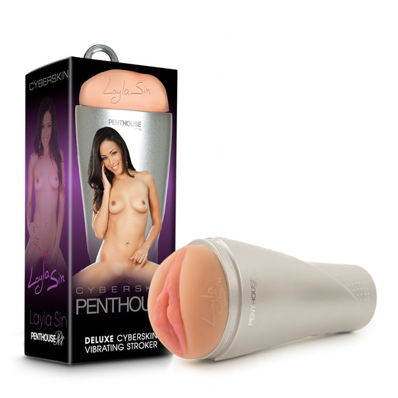 Penthouse Deluxe Cyberskin Vibrating Stroker -  Layla Sin TS1091285