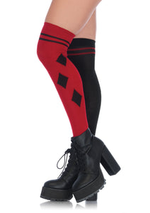 Harlequin Over the Knee Socks - One Size LA-6632