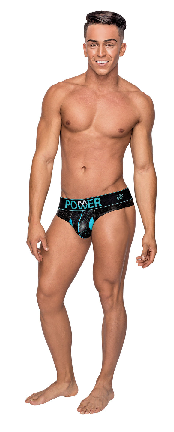 Lazer Mesh - Thong - Large/ X-Large - Black MP-436233BKLXL