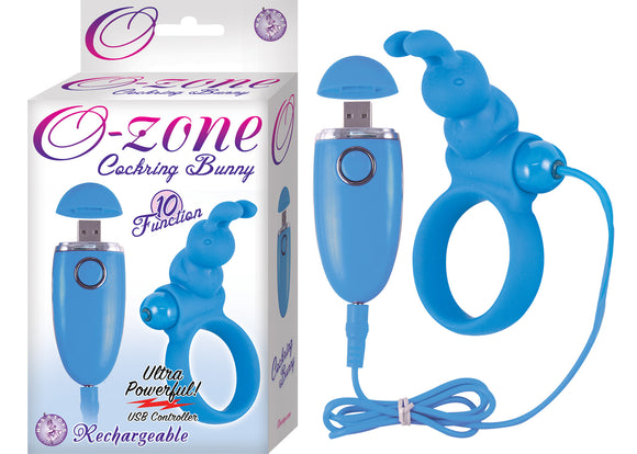 Ozone Cockring Bunny - Blue NW2713-BLUE