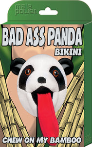 Bad Ass Panda Bikini - One Size - Black MP-PAK724BKOS