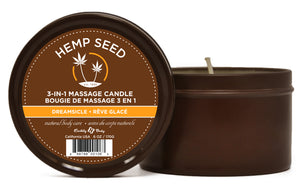 Dreamsicle Suntouched Candle With Hemp 6 Oz EB-HSC006