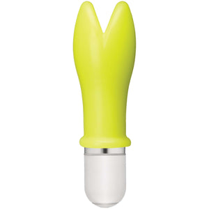 American Pop! Whaam! 10 Function Silicone Vibrator - Yellow DJ0500-39-BX